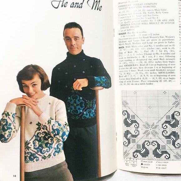 Easy To Make Fashions Magazine American Thread Star Crochet Knitting Vintage - Picture 9 of 9